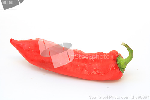 Image of Tasty kitchen. Fresh vegetables isolated on white