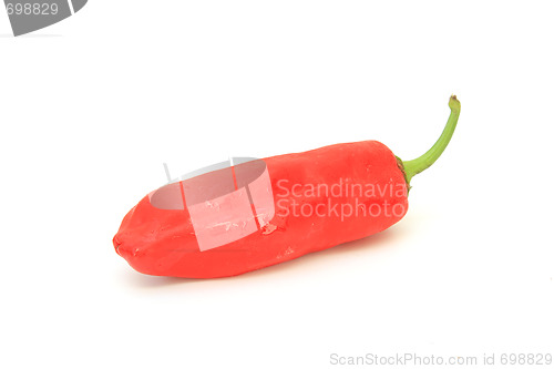 Image of Tasty kitchen. Fresh vegetables isolated on white