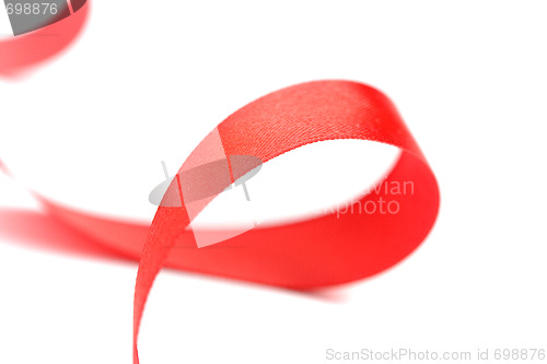 Image of red satin ribbon