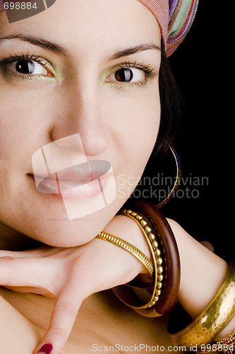 Image of attractive asian woman