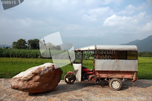 Image of Truck with Rock