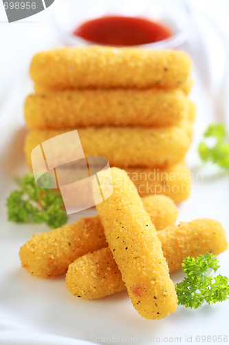 Image of Mozzarella fried sticks