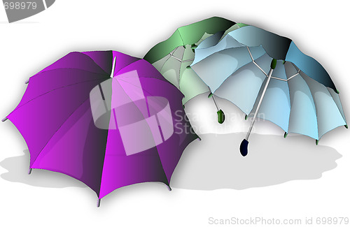 Image of umbrellas