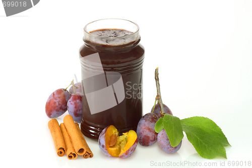 Image of Plums and jam