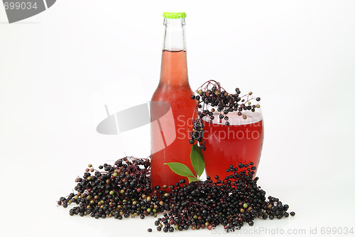 Image of American elderberry lemonade