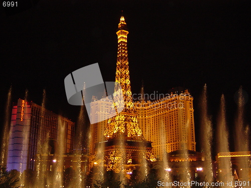 Image of Hotel, Casino, Fountain In Las Vegas