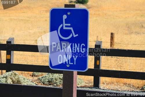 Image of Disabled Parking Only Sign