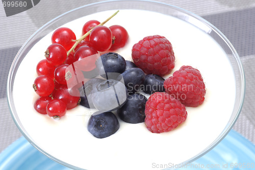 Image of Dessert with berries