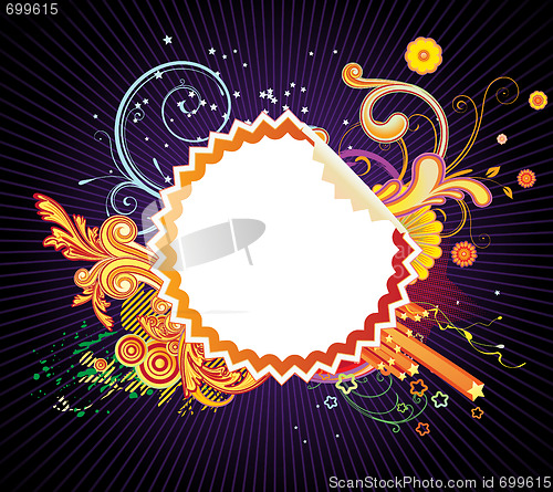 Image of  funky styled design frame