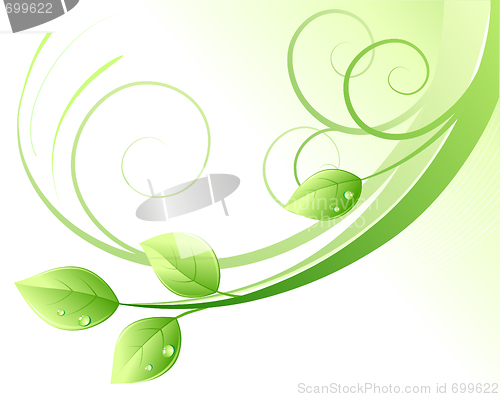 Image of green abstract background 