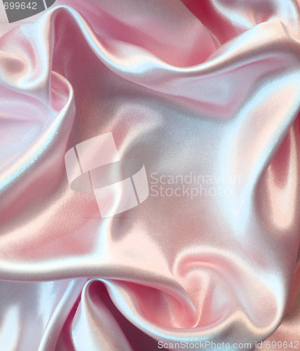 Image of Smooth elegant pink silk as background