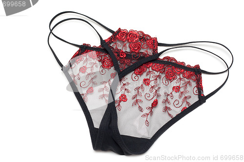 Image of Black feminine panties