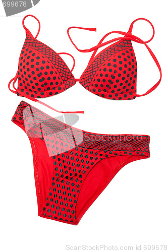 Image of Red swimsuit