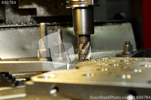 Image of milling the metal blank