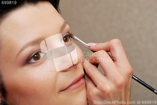 Image of Make-up. Eye shadow