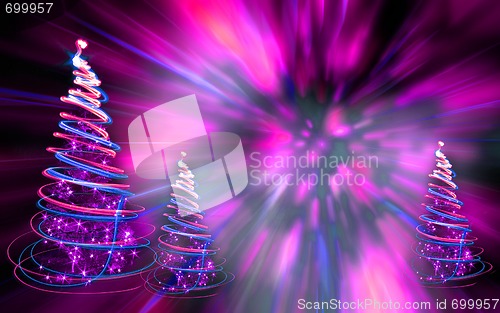 Image of xmas trees 