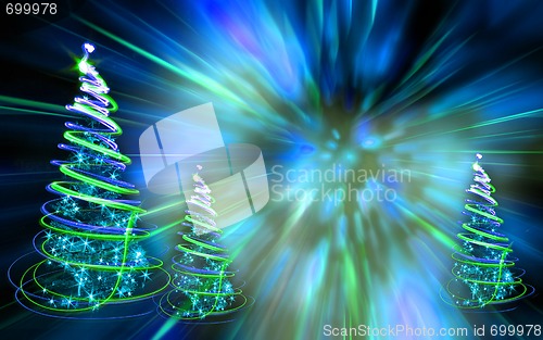 Image of xmas forest