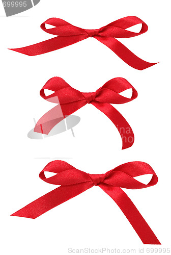 Image of Red Ribbon Bows