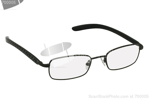 Image of Glasses in black rim.