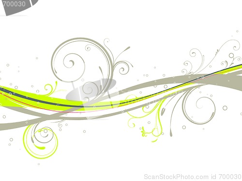 Image of floral abstract background