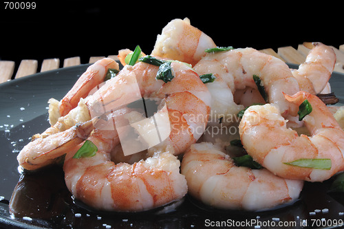 Image of shrimp and scallions