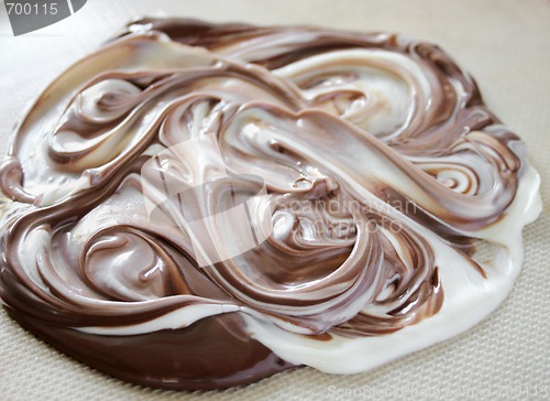 Image of swirl of chocolates