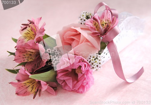 Image of pink flower bouquet