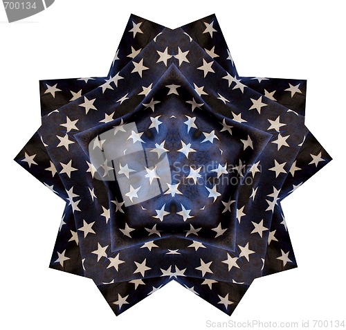 Image of blue and white stars