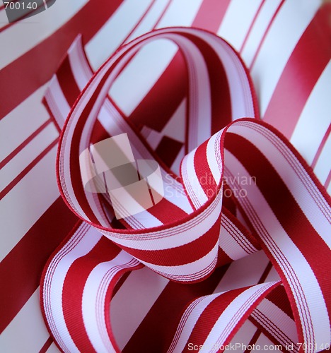 Image of abstract in candy cane stripes