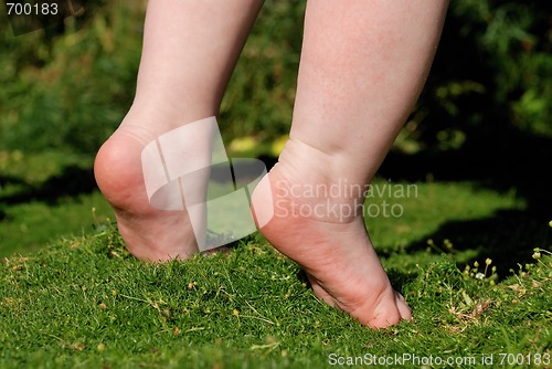 Image of feet of little baby