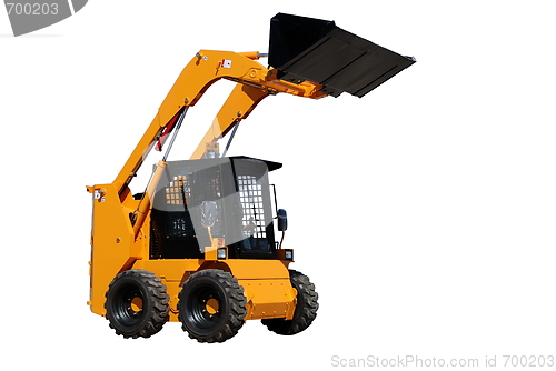 Image of skid steer loader (isolated)