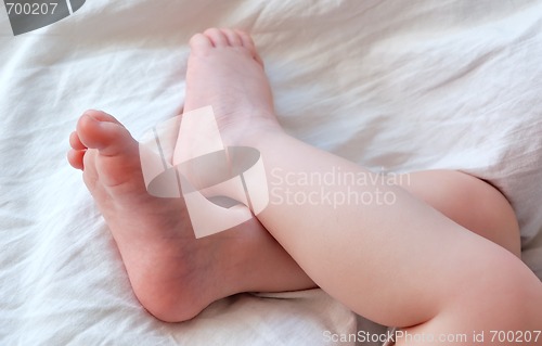 Image of little baby feet