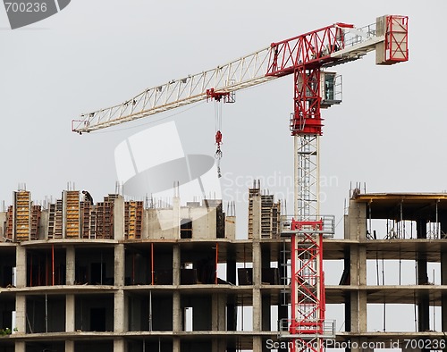 Image of Single tower column crane