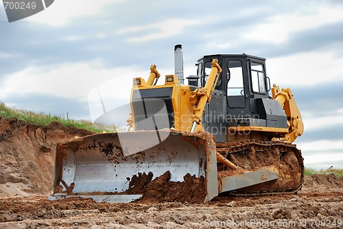 Image of heavy bulldozer
