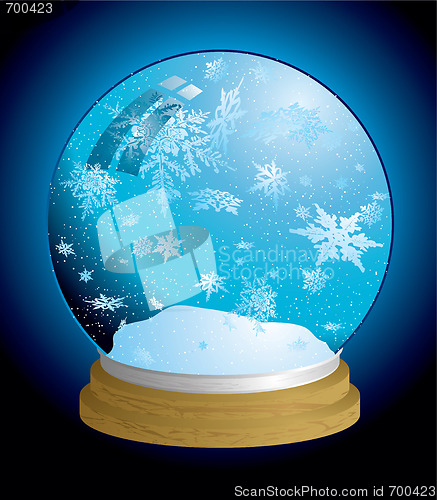 Image of snow globe light