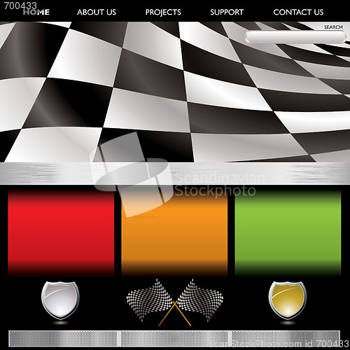 Image of formula racing web