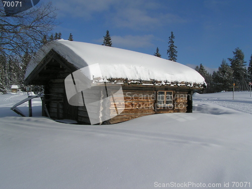 Image of Snow on roof