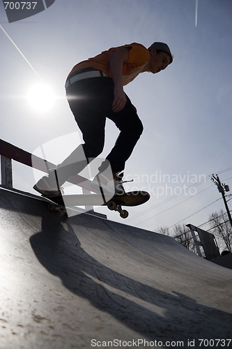 Image of Skateboarder Silhouette