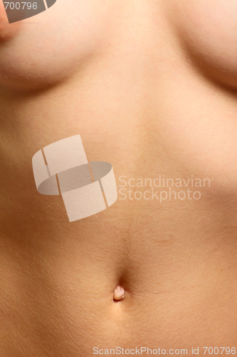 Image of Suntanned female body