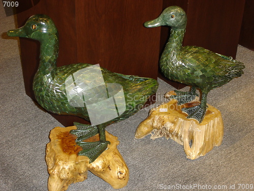 Image of Jade Ducks In Bangkok