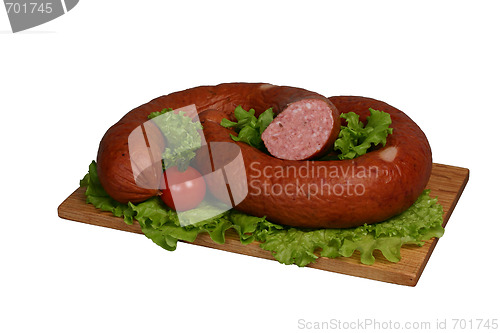 Image of Sausage on the board.