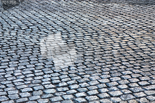 Image of stone block paving background