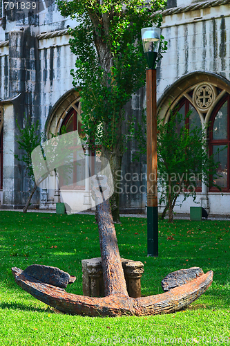 Image of  Old ship anchor