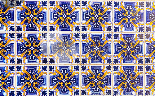 Image of Vintage tiles from Lisbon, Portugal