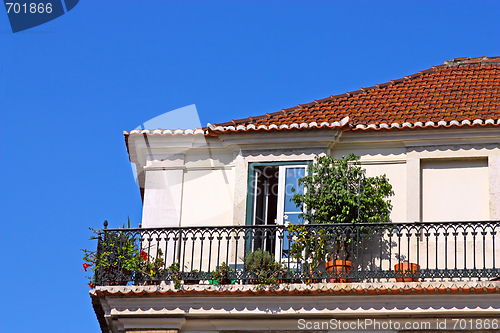 Image of Floral balcony