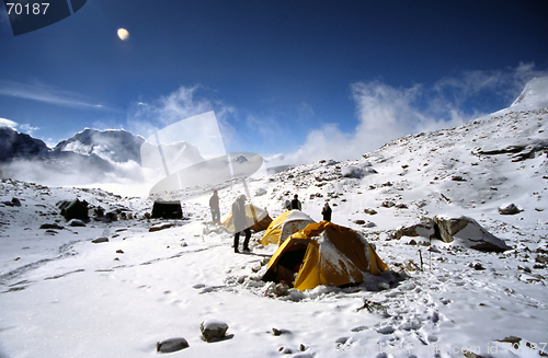 Image of Himalayan camp