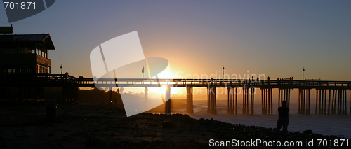 Image of Ocean Wave Storm Pier