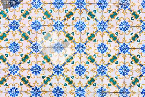 Image of Vintage tiles from Lisbon, Portugal