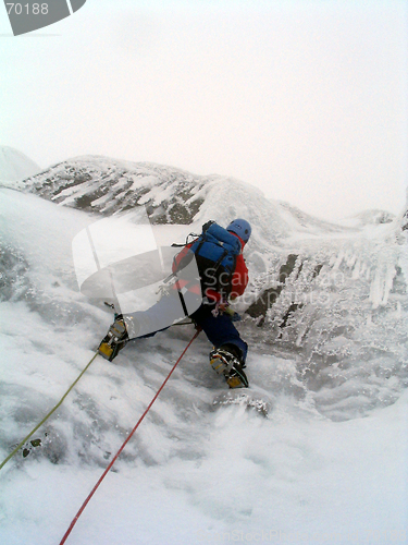 Image of Ice climber in Scotland