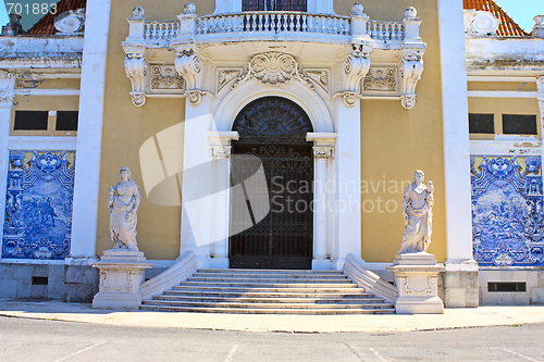 Image of door of an old building